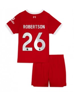 Liverpool Andrew Robertson #26 Dječji Domaci Dres kompleti 2023-24 Kratak Rukavima (+ kratke hlače)